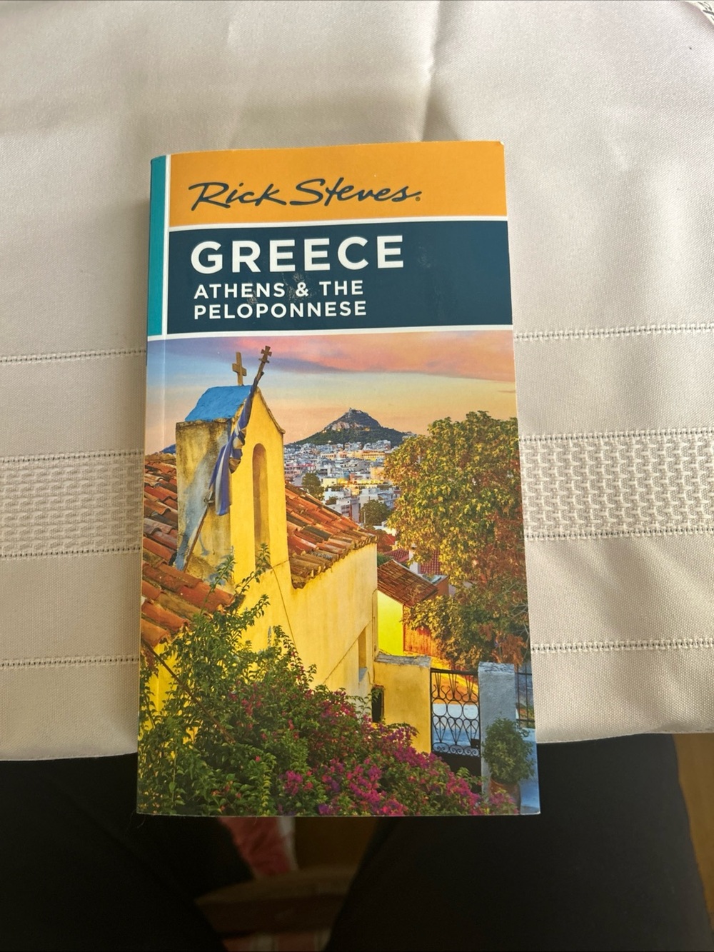 Rick Steves Greece Travel Guide - Yellow & Blue Cover